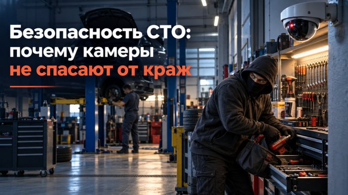 Безопасность СТО: почему камеры не спасают от краж