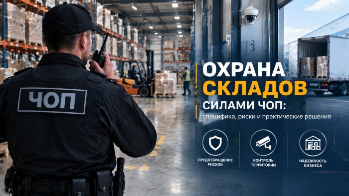 Охрана складов силами ЧОП: специфика, риски и практические решения